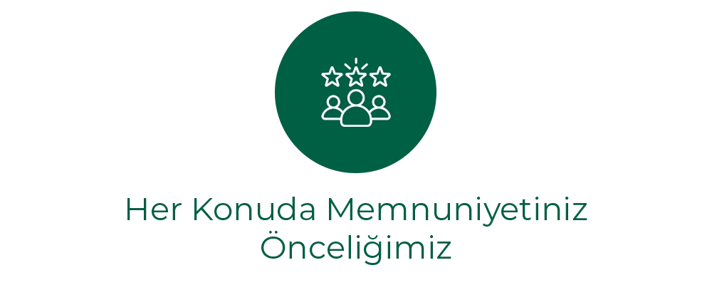 Memnuniyetiniz Önceliğimiz
