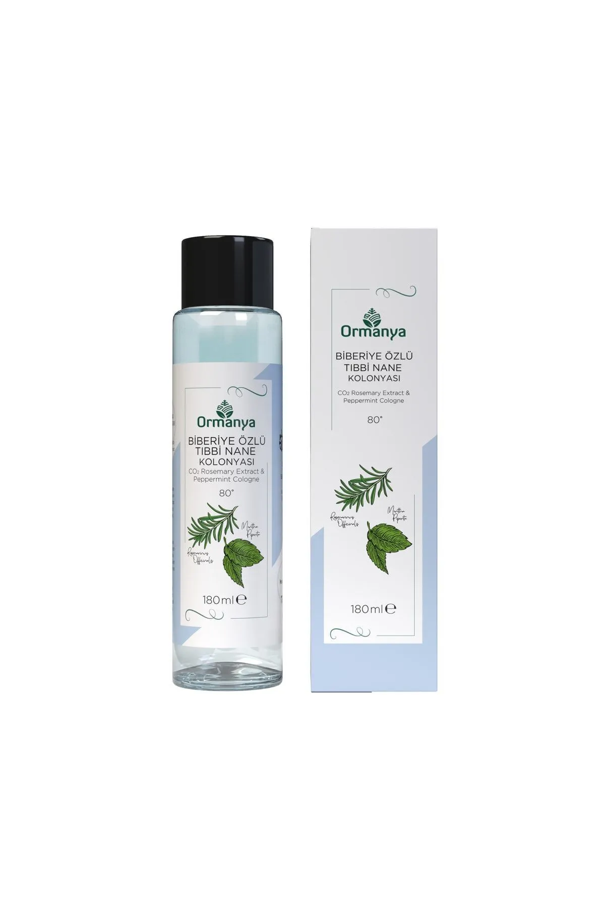 ORMANYA Biberiye Özlü Tıbbi Nane Kolonyası 180 ML