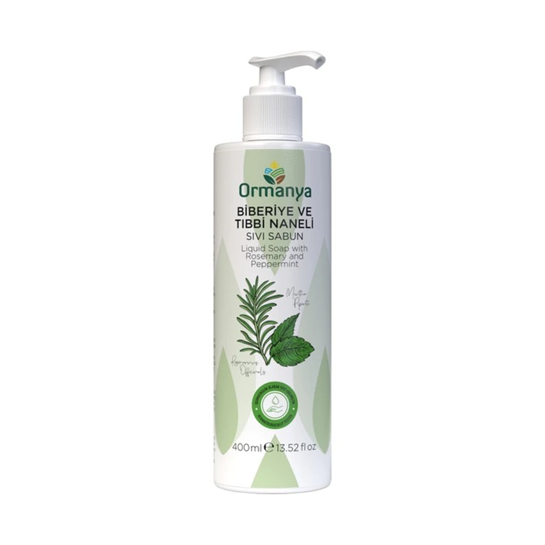 ORMANYA Biberiye ve Tıbbi Nane Sıvı Sabunu 400 ML