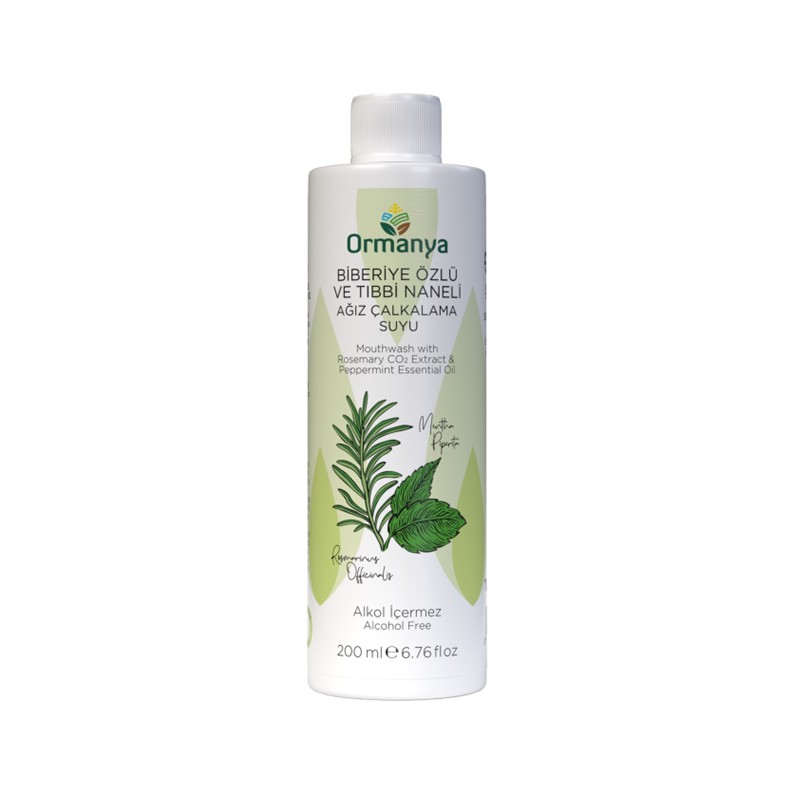 ORMANYA Ağız Çalkalama Suyu (Biberiye & Tıbbi Nane) 200 ML