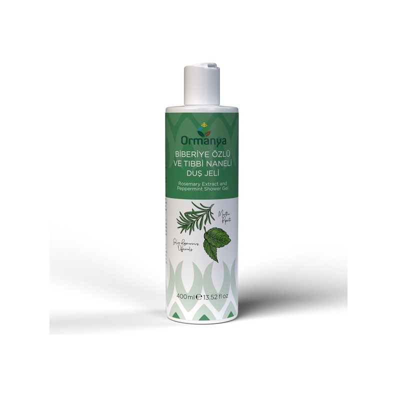 ORMANYA Biberiye & Tıbbi Nane Özlü Duş Jeli 400 ML