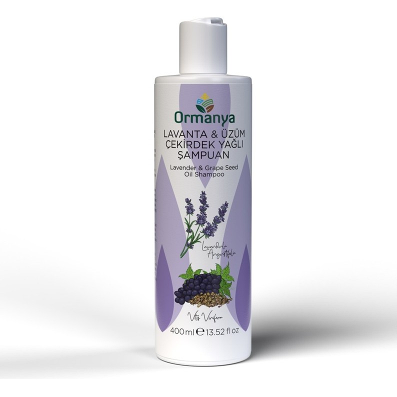 ORMANYA Lavanta & Üzüm Çekirdeği Özlü Şampuan 400 ML