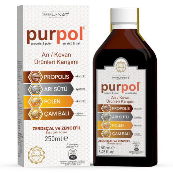 İMMUNAT Purpol Arı Ürünleri Karışım Ekstraktı 250 ML