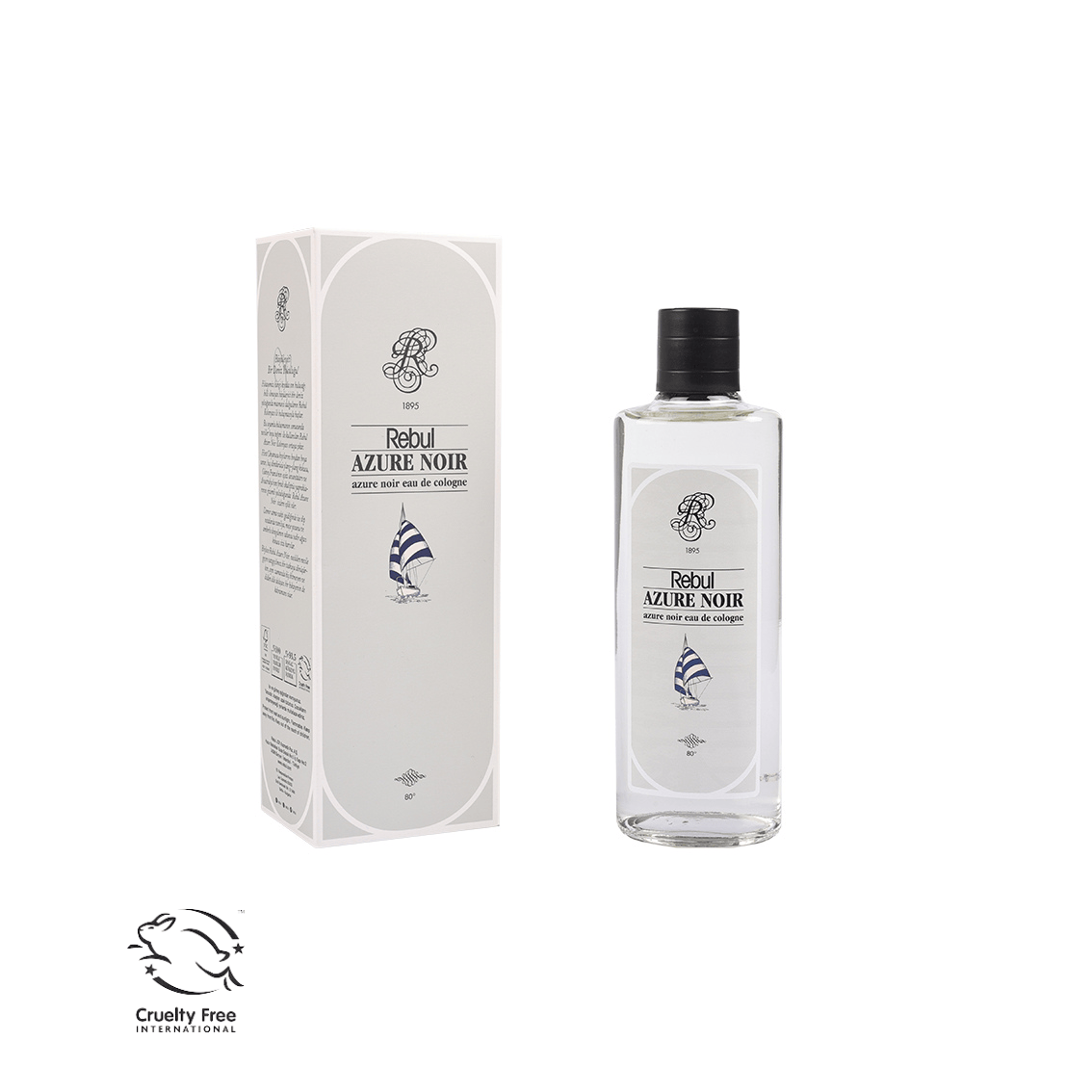REBUL Azure Noir EDC Unisex Kolonya 250 ML