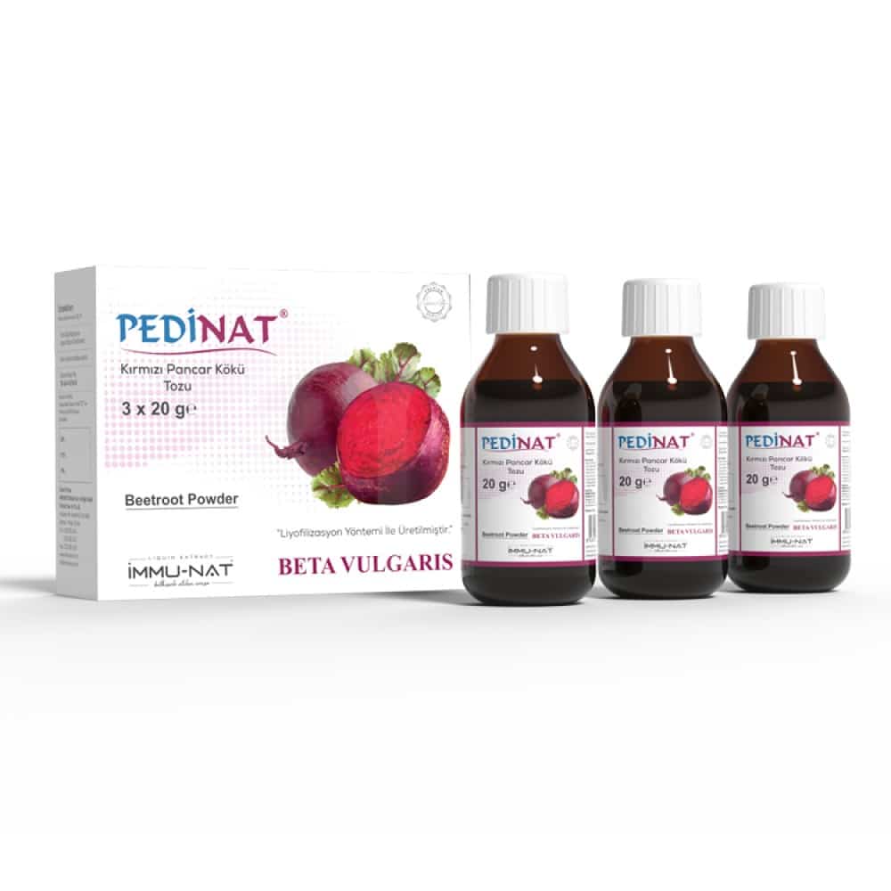 İMMUNAT Pedinat Kırmızı Pancar Kökü Tozu 60 Gr