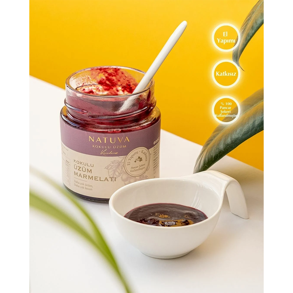 NATUVA Kokulu Üzüm Marmelatı 250 Gr