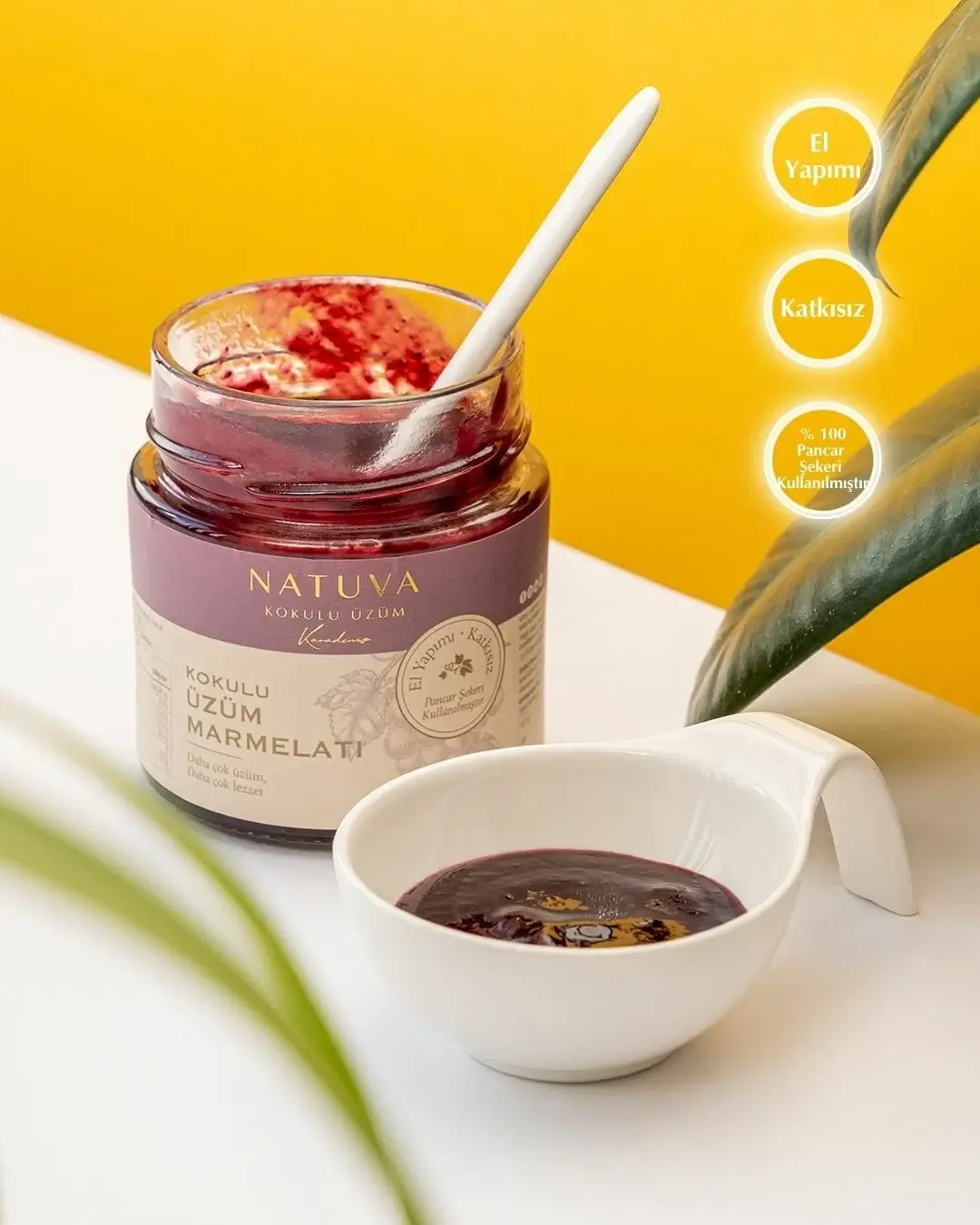 NATUVA Kokulu Üzüm Marmelatı 250 Gr