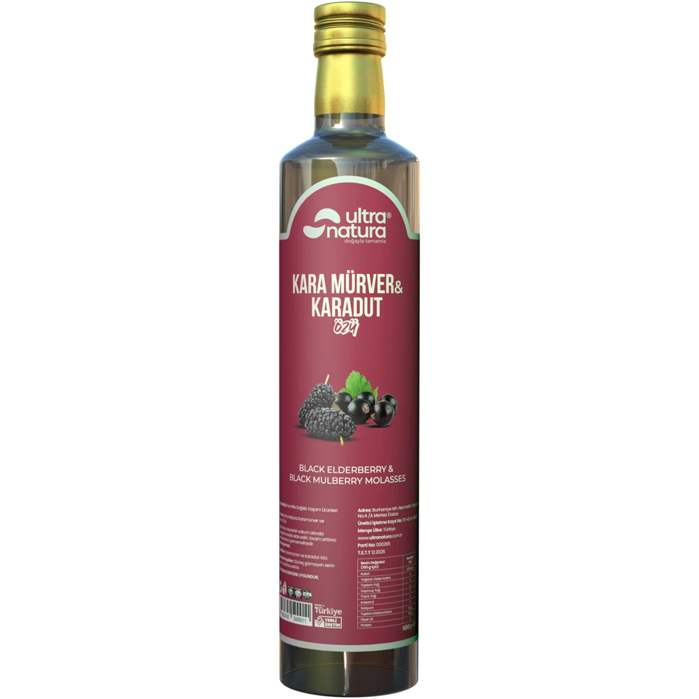ULTRA NATURA Kara Mürver & Karadut Özü 680 Gr