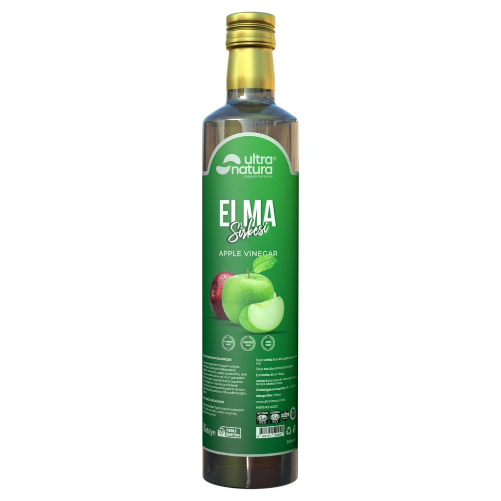ULTRA NATURA Elma Sirkesi 500 ML