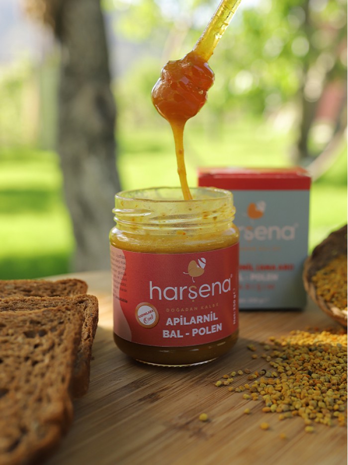 HARŞENA Liyofilize Apilarnil (Ana Arı) Polen Bal Karışımı 250 Gr