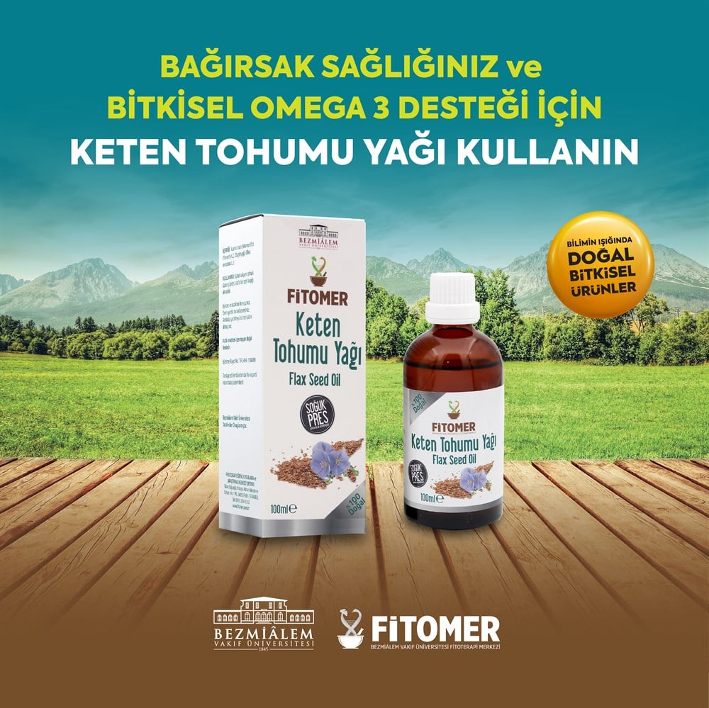 FİTOMER Keten Tohumu Yağı 100 ML