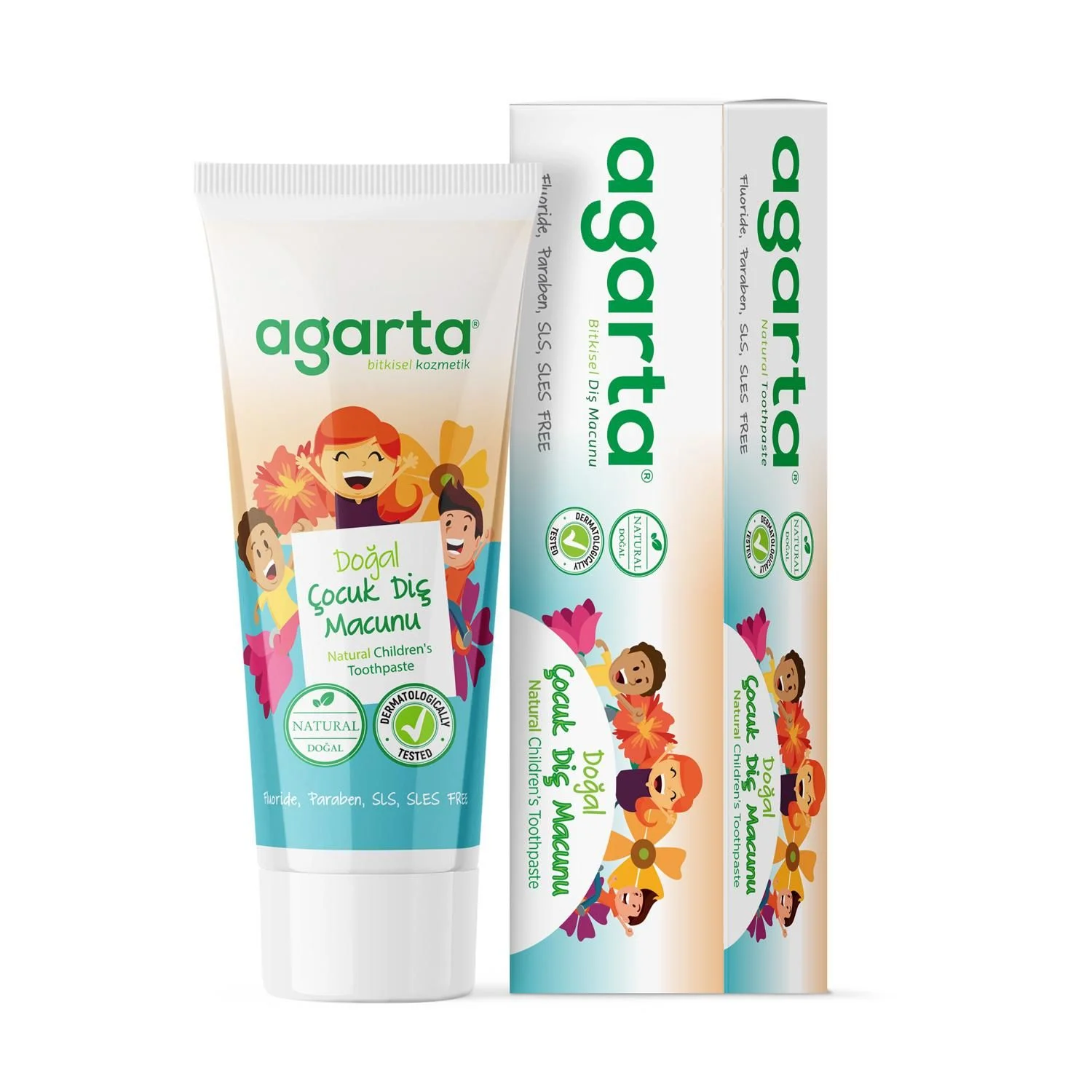 AGARTA Çocuk Diş Macunu (Çilek) 75 ML