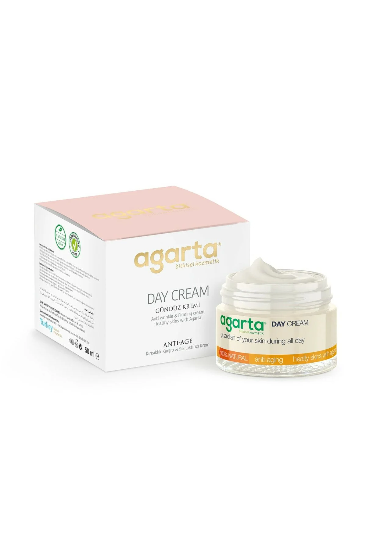 AGARTA Gündüz Bakım Kremi Kırışıklık Karşıtı & Sıkılaştırıcı 50 ML