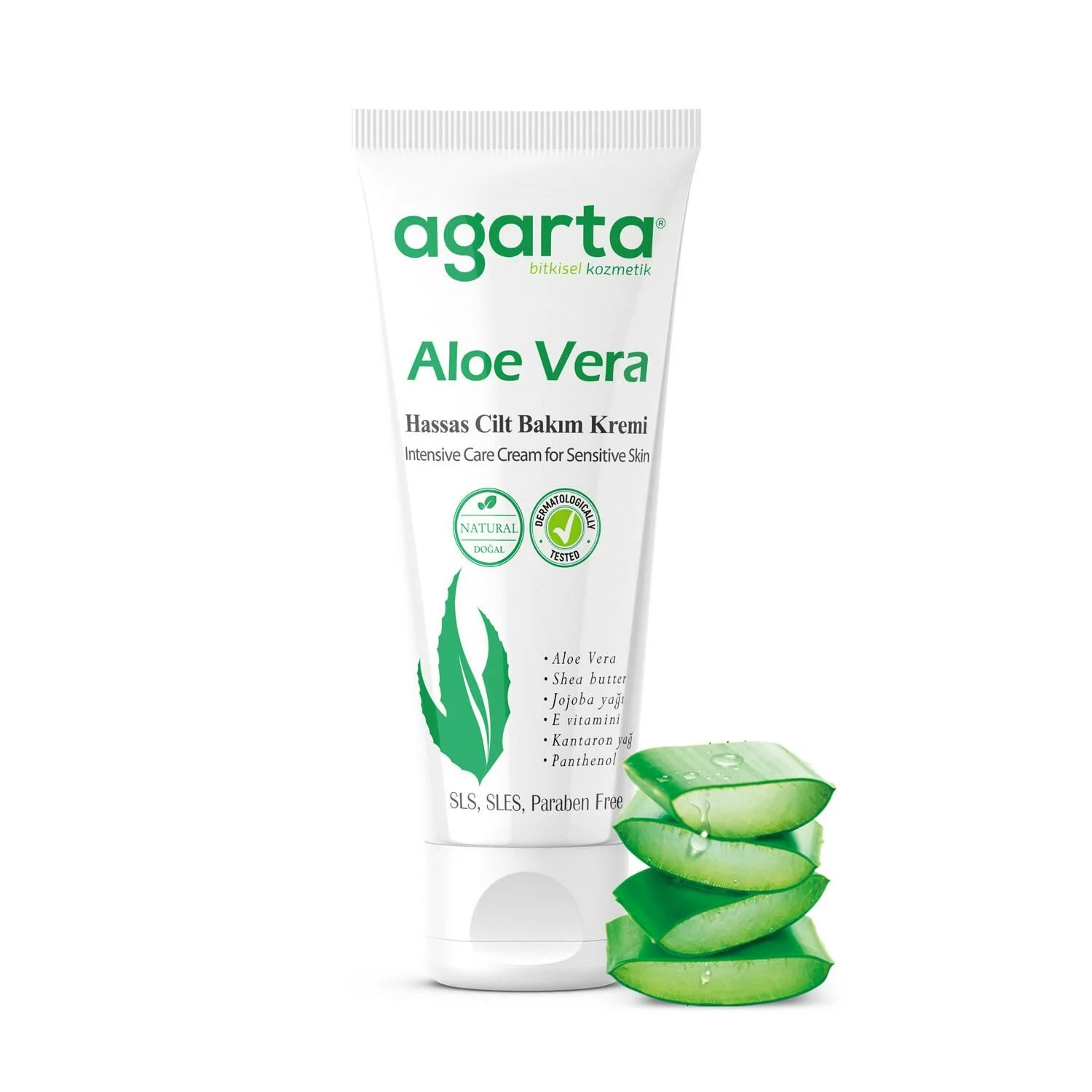 AGARTA Aloe Vera Cilt Bakım Kremi 75 ML