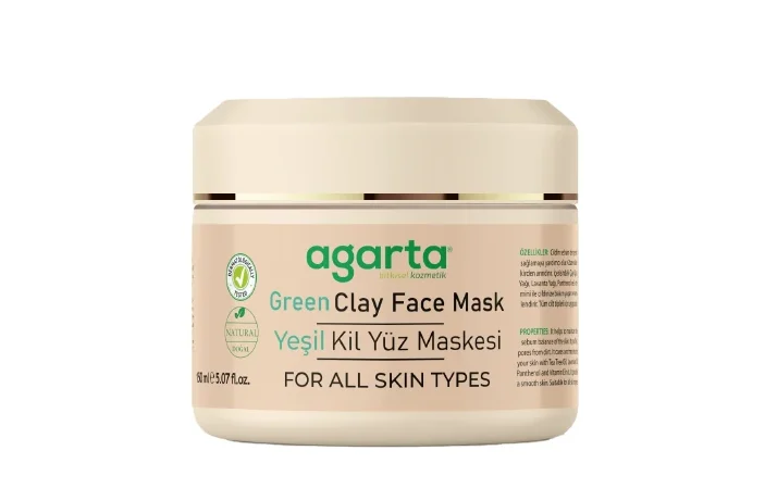 AGARTA Yeşil Kil Yüz Maskesi 150 ML