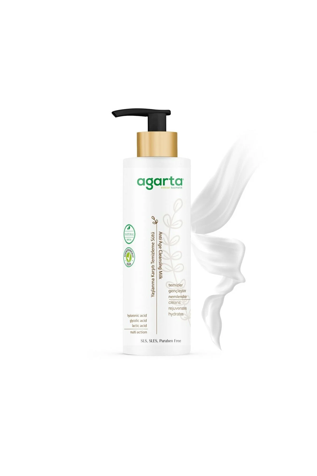 AGARTA Yaşlanma Karşıtı Temizleme Sütü 225 ML