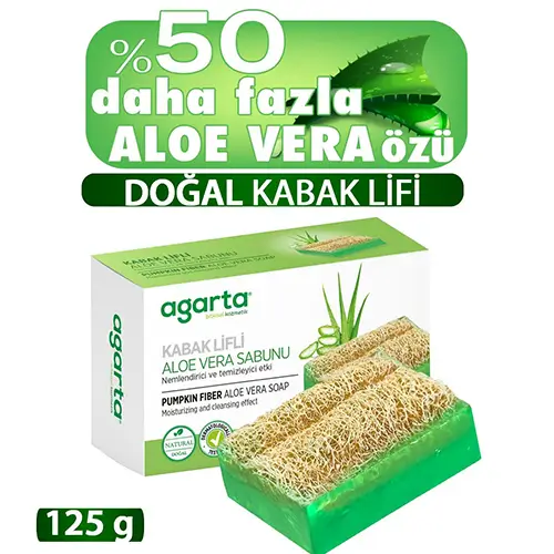 AGARTA Kabak Lifli Aloe Vera Sabunu 125 Gr