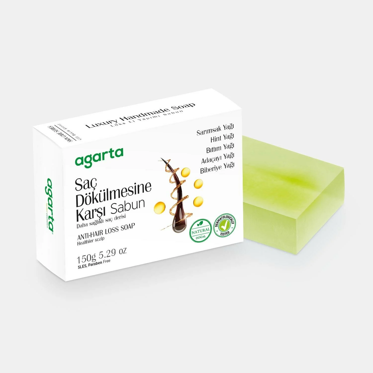 AGARTA Saç Dökülmesine Karşı Sabun 150 Gr