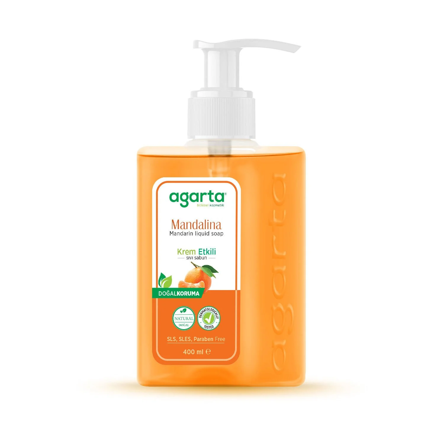 AGARTA Mandalina Sıvı Sabun Krem Etkili 400 ML