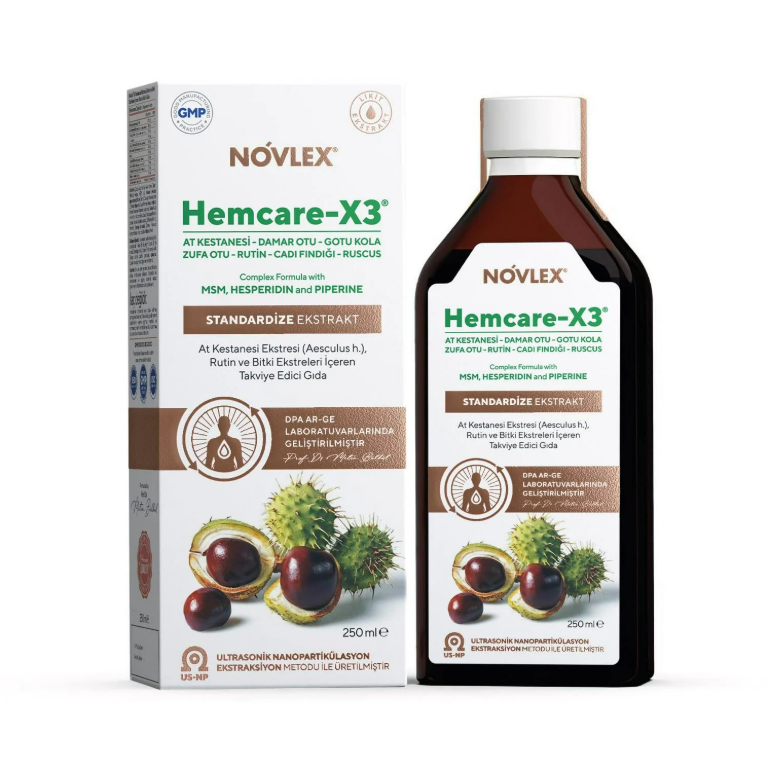 NOVLEX Hemcare X3 Ekstresi 250 ML