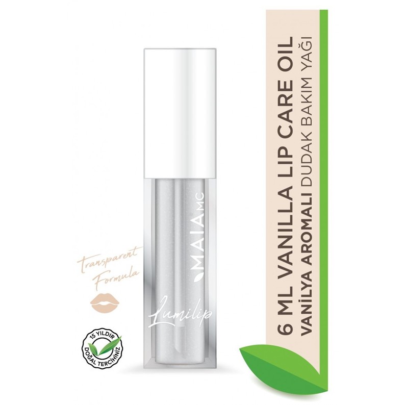 MAİA Lumilip Parlatıcı & Nemlendirici Dudak Bakım Yağı Vanilya Aromalı Lip Gloss 6 ML
