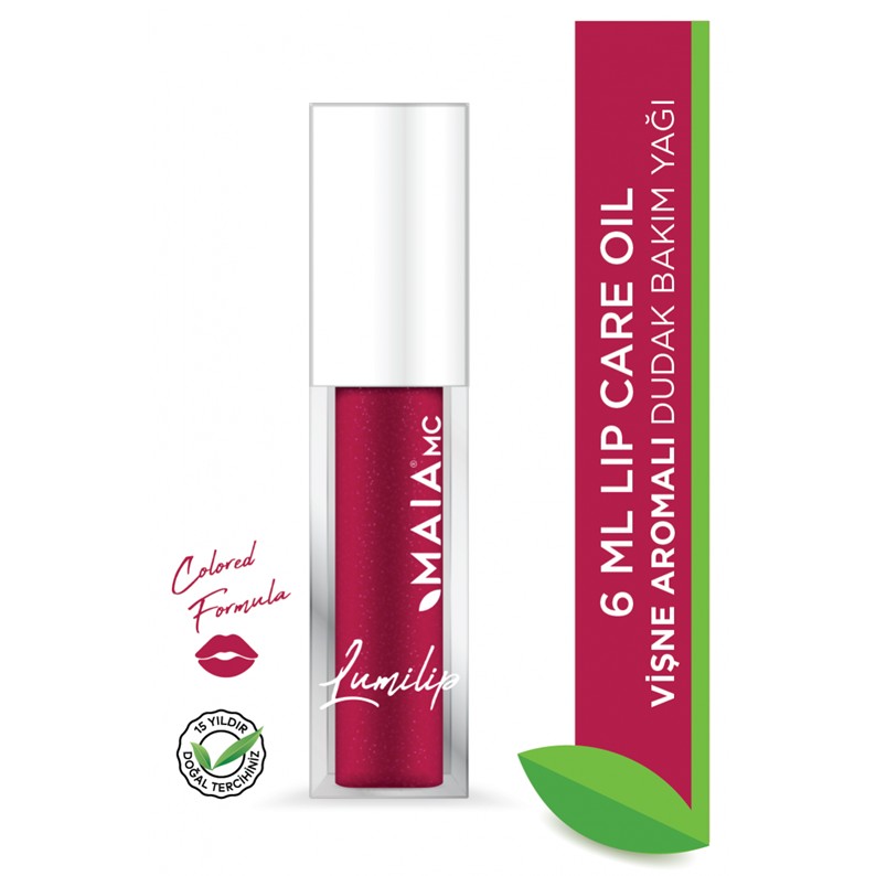 MAİA Lumilip Parlatıcı & Nemlendirici Dudak Bakım Yağı Vişne Aromalı Lip Gloss 6 ML
