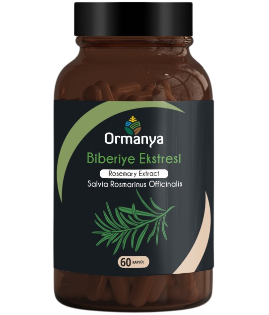 ORMANYA Biberiye Ekstresi 400 Mg - 60 Kapsül