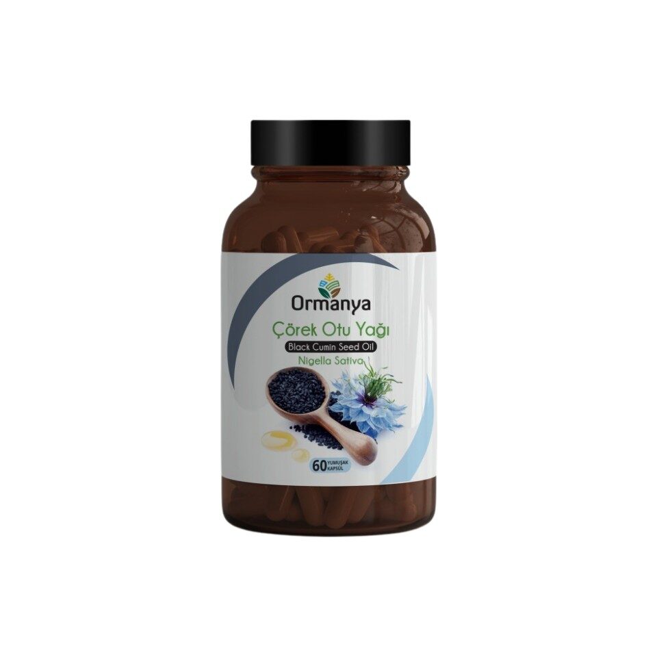 ORMANYA Çörek Otu Yağı 1000 Mg - 60 Kapsül
