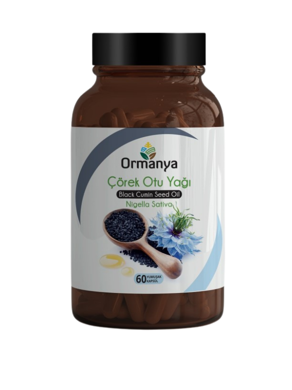 ORMANYA Çörek Otu Yağı 1000 Mg - 60 Kapsül