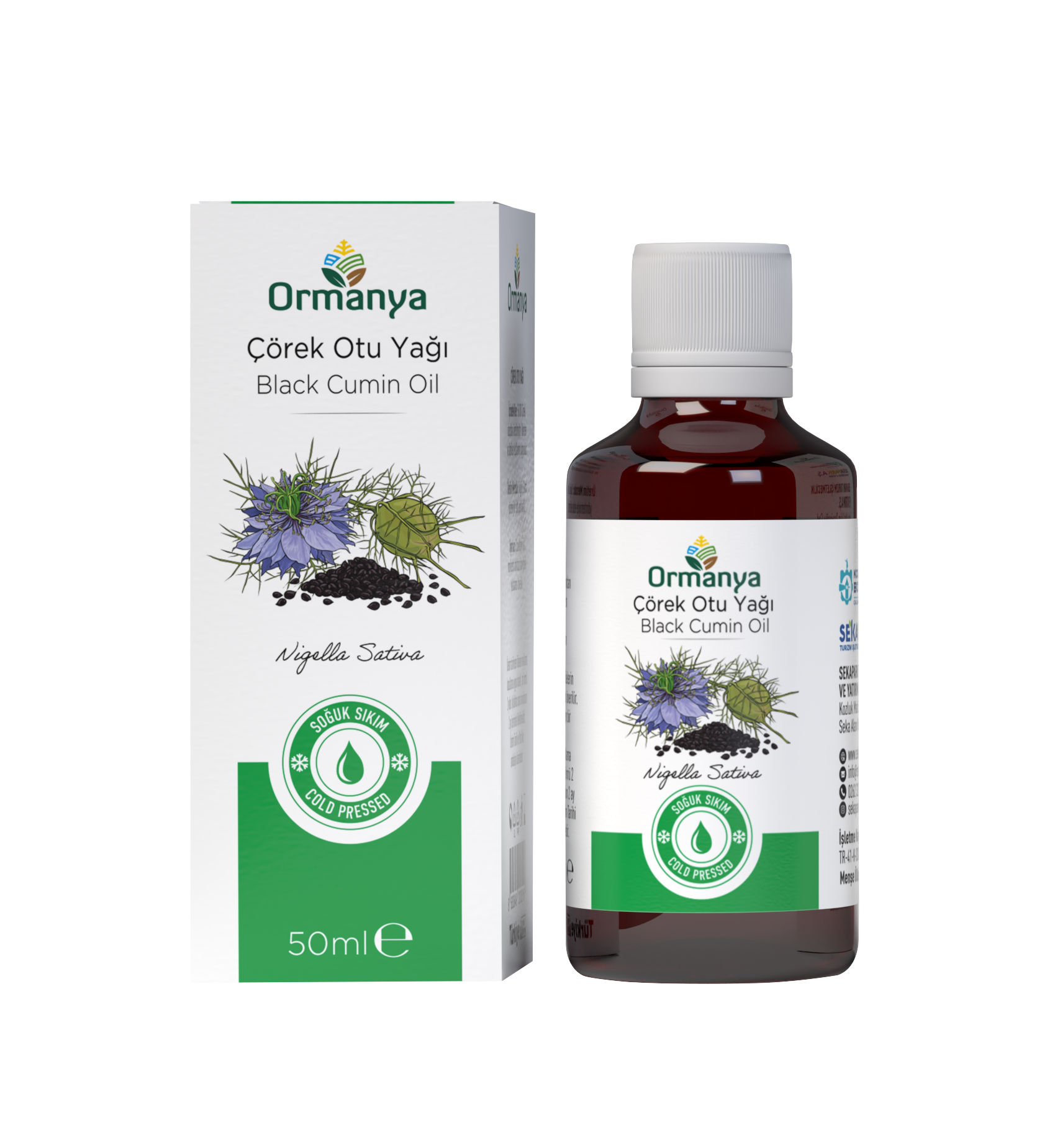 ORMANYA Çörek Otu Yağı 50 ML