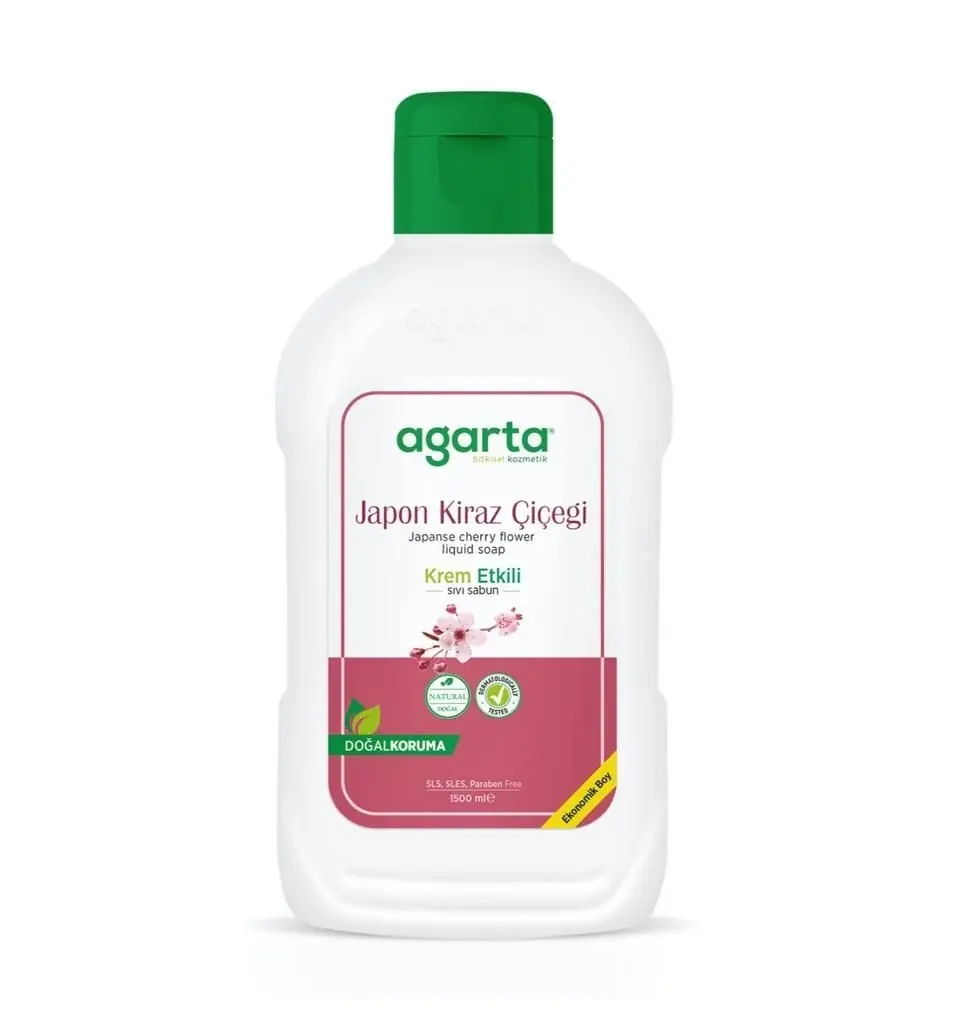 AGARTA Japon Kirazı Çiçeği Sıvı Sabun 1500 ML