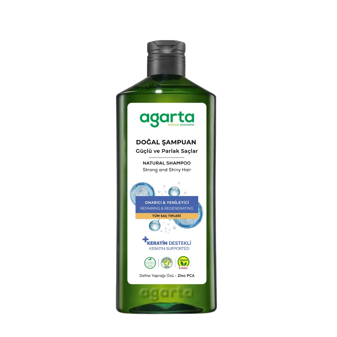 AGARTA Güçlü ve Parlak Saçlar Şampuan 400 ML