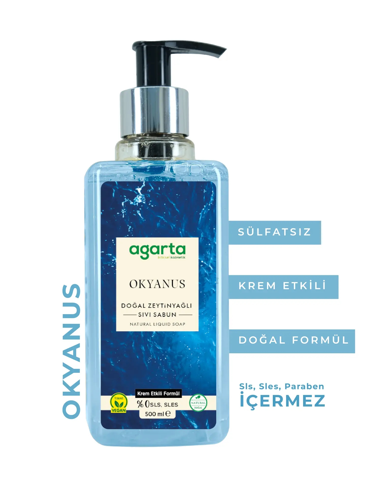 AGARTA Okyanus Sıvı Sabun 500 ML