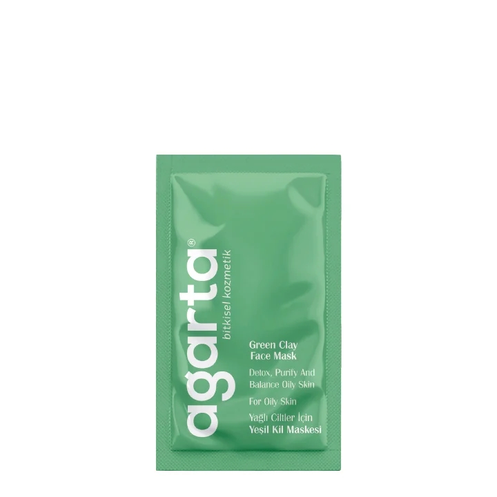 AGARTA Yeşil Kil Yüz Maskesi 50 x 10 ML