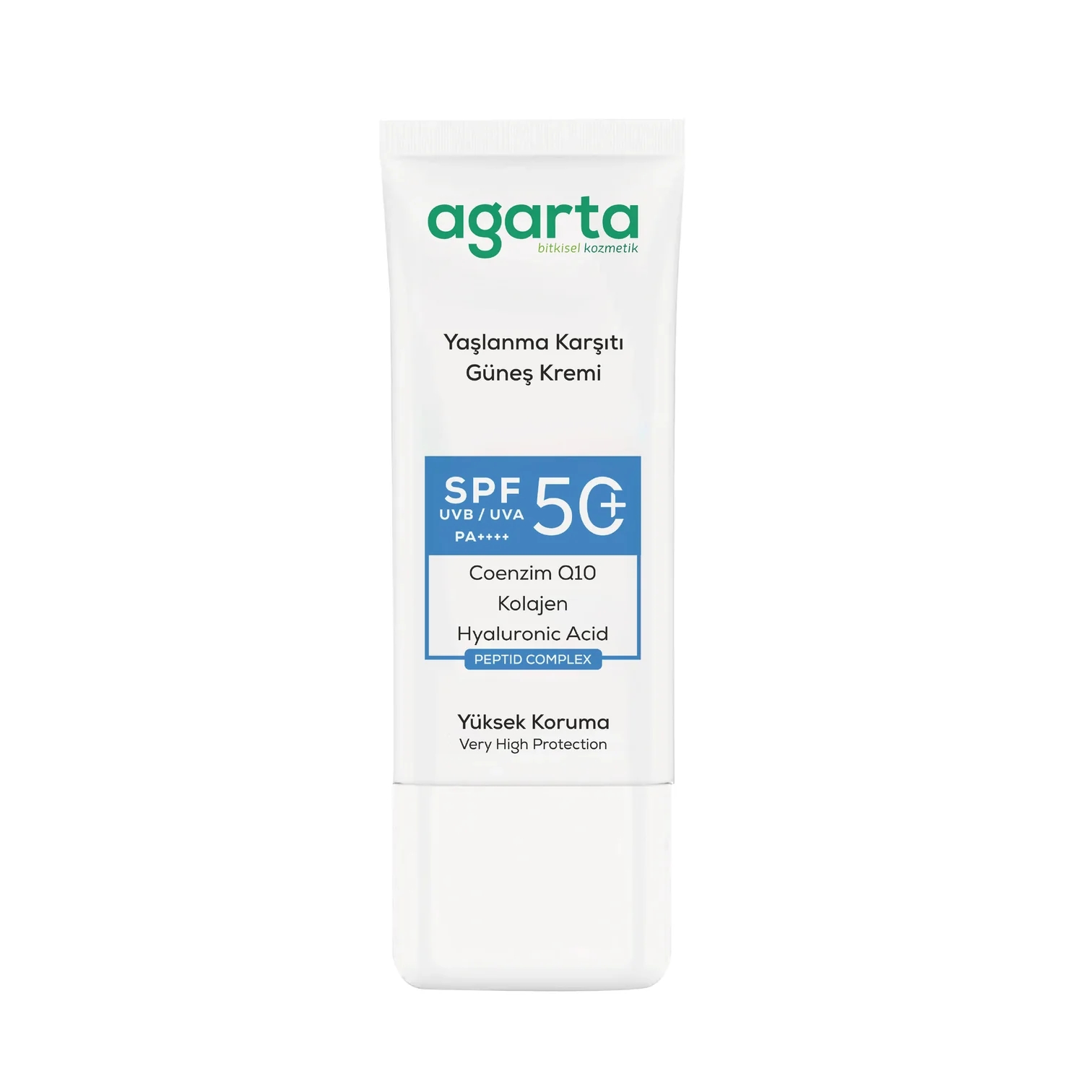 AGARTA Yaşlanma Karşıtı 50+ SPF Güneş Kremi 50 ML