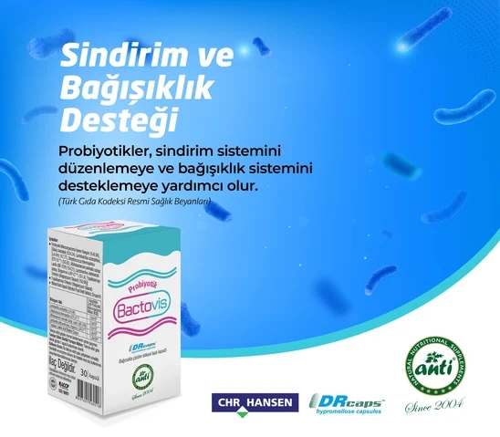 ANTİ Bactovis Probiyotik DRcaps 30 Kapsül