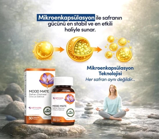 ANTİ Mood Mate Safran Ekstresi 30 Çigneme Tablet