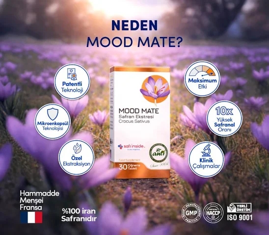 ANTİ Mood Mate Safran Ekstresi 30 Çigneme Tablet
