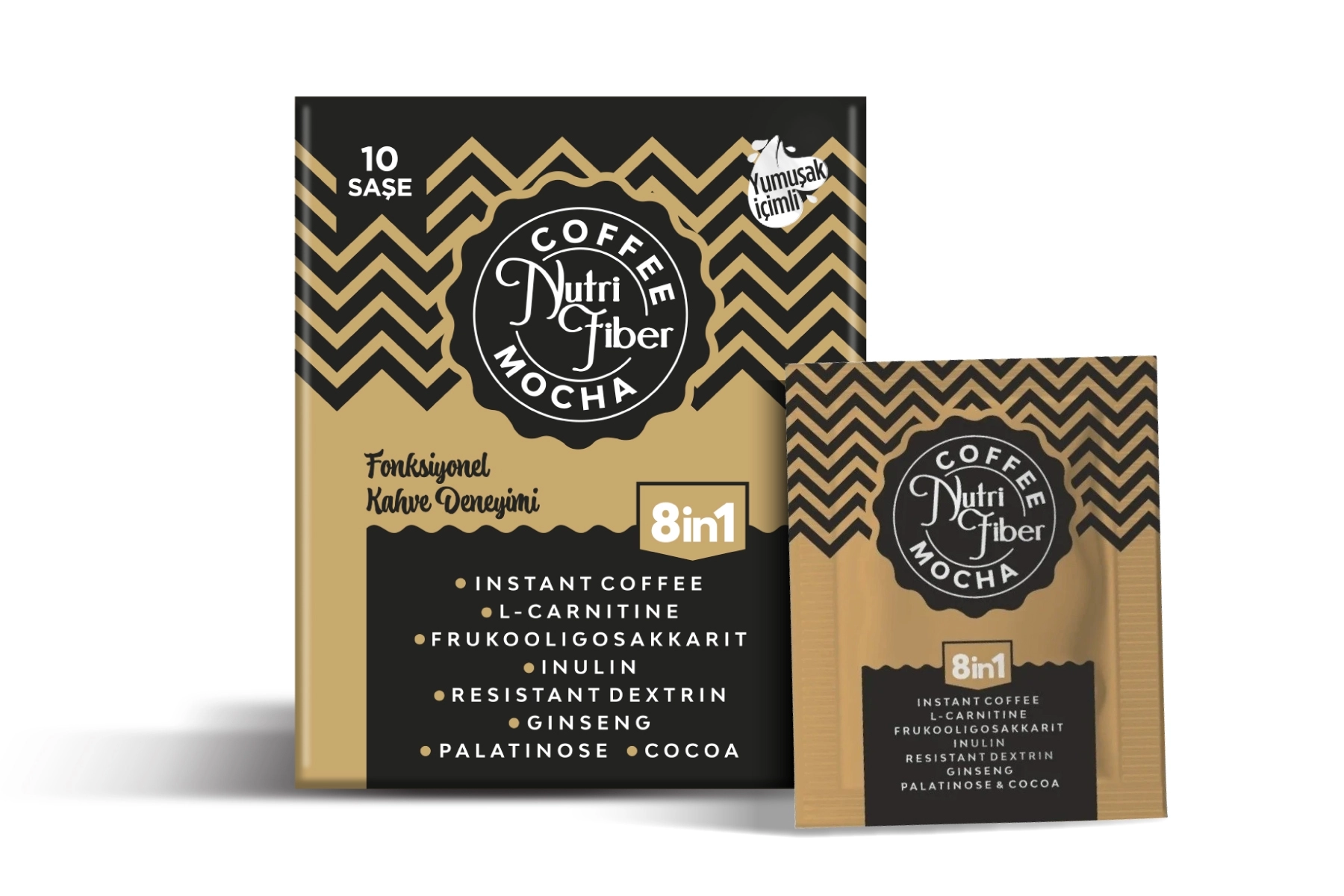 ANTİ Nutri Fiber Coffee 8in1 Prebiyotik & Lif Kaynağı 10 Saşe