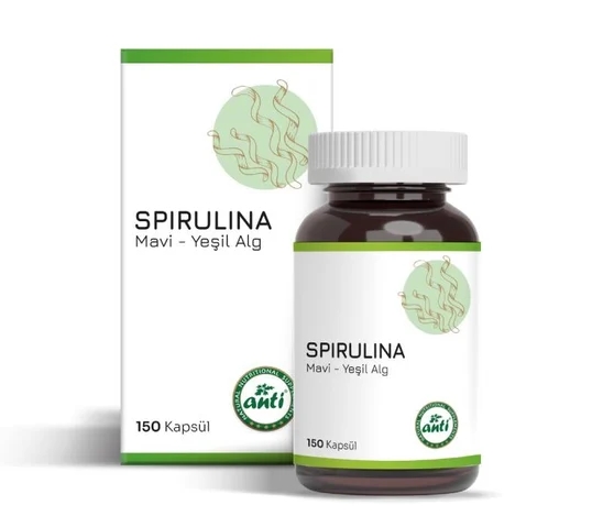 ANTİ Spirulina (Mavi Yeşil Alg) Vcaps 150 Kapsül