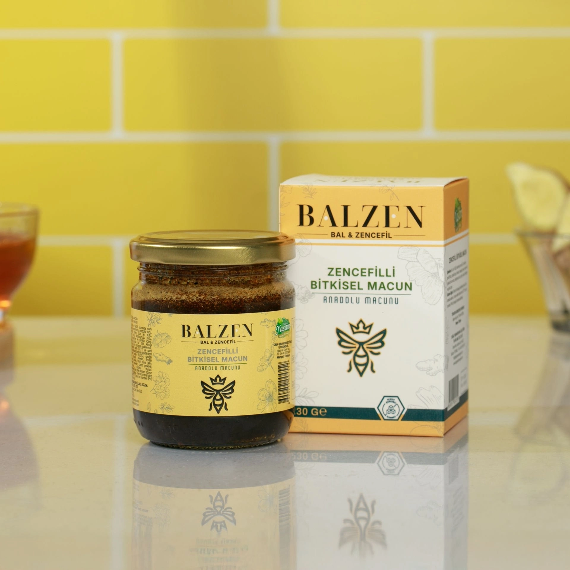 BALZEN Bal & Zencefil Karışımlı Bitkisel Anadolu Macunu 230 Gr