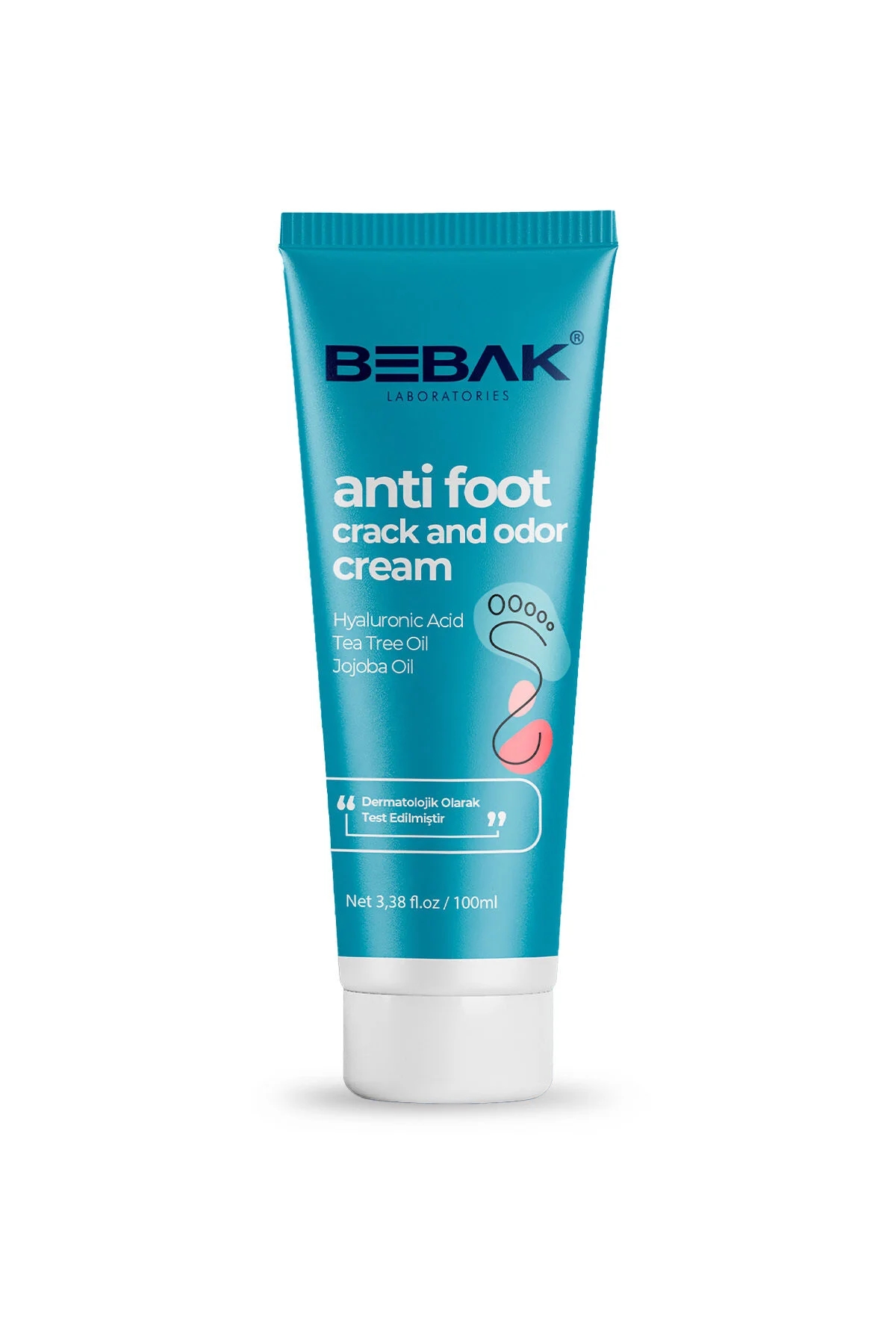 BEBAK Ayak Bakım Kremi Çatlak Onarıcı & Koku Önleyici 100 ML