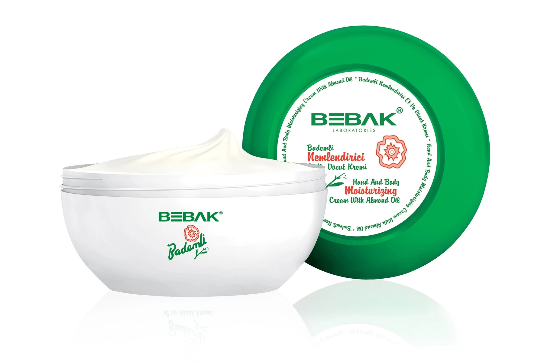 BEBAK Badem Özlü El ve Vücut Kremi Kavanoz 200 ML