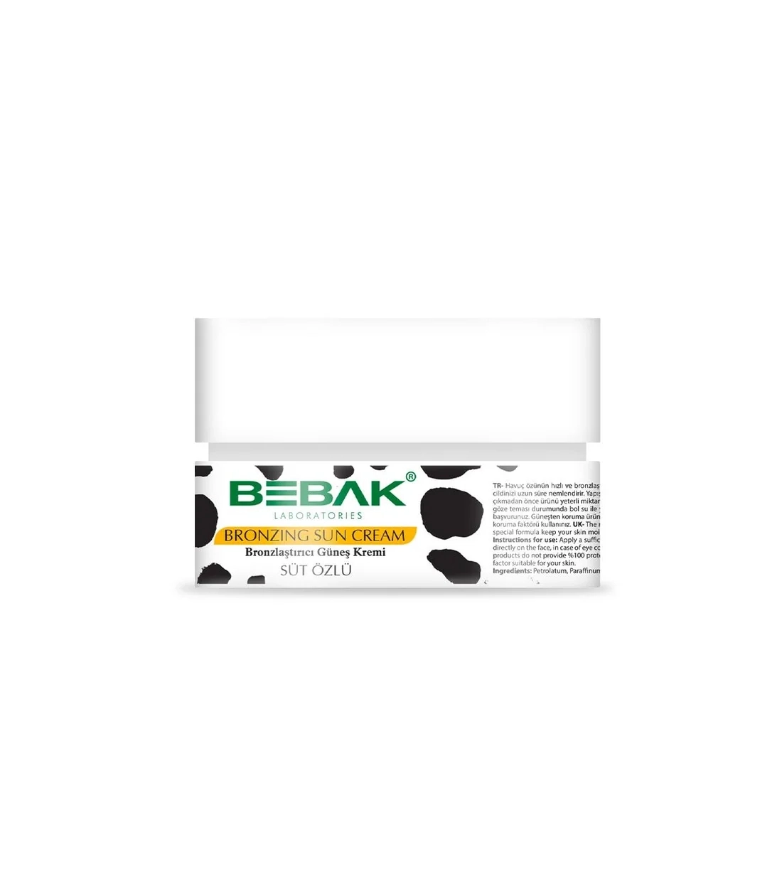 BEBAK Bronzlaştırıcı Milk Therapy Güneş Kremi 100 ML