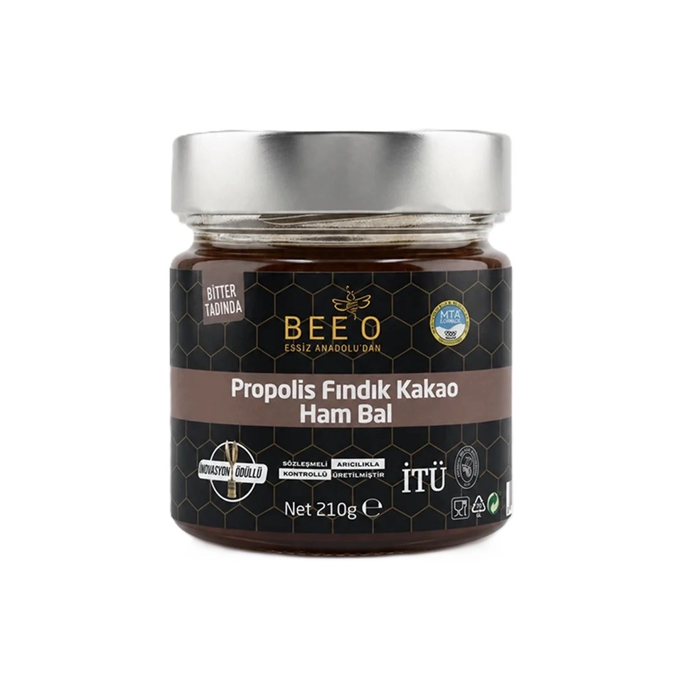 BEEO Propolis Fındık Kakao Ham Bal Karışımı 210 Gr