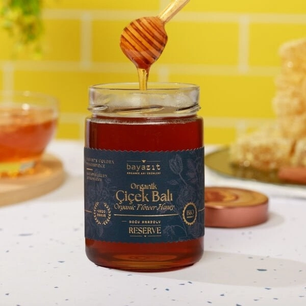 BAYAZIT Organik Çiçek Balı (2200 Rakım) 450 Gr