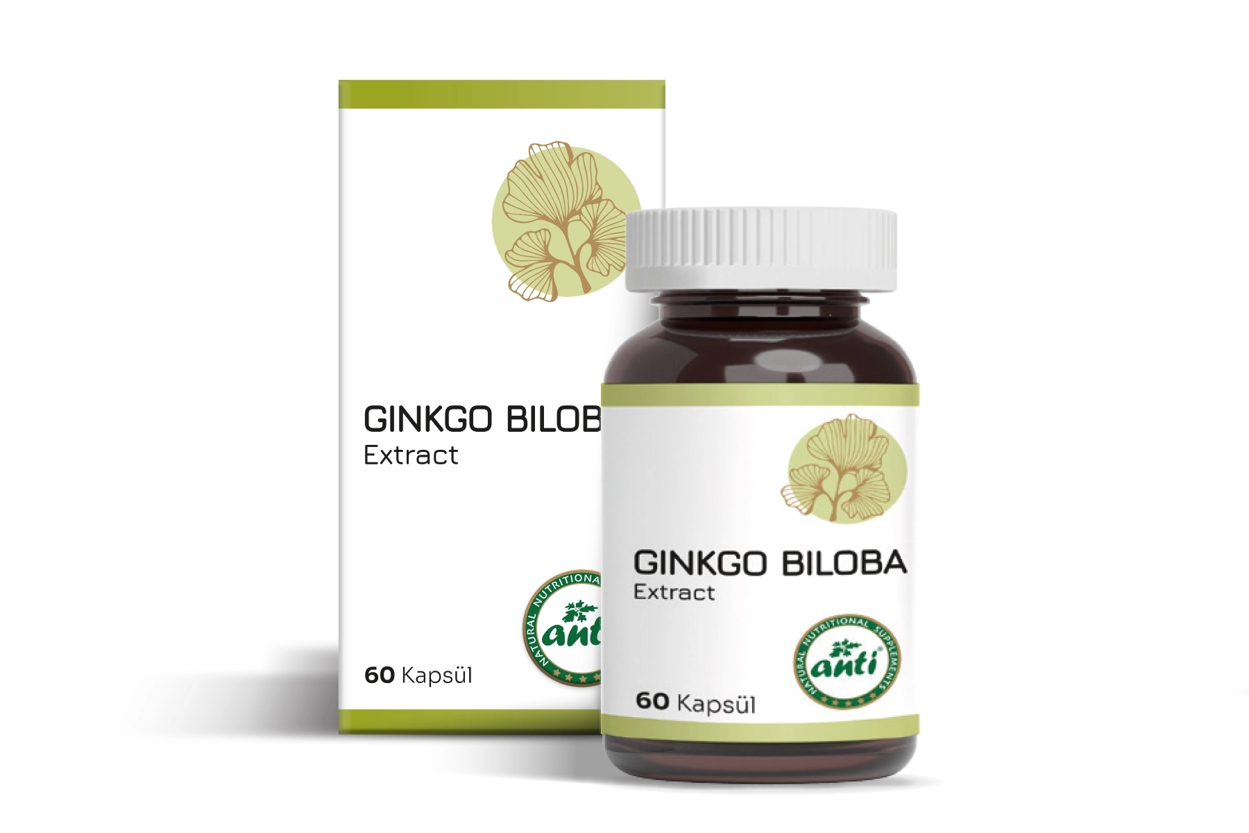 ANTİ Ginkgo Biloba Ekstresi Vcaps 60 Kapsül