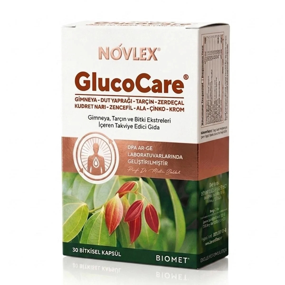 NOVLEX GlucoCare Gimneya Karışım Ekstresi 30 Kapsül
