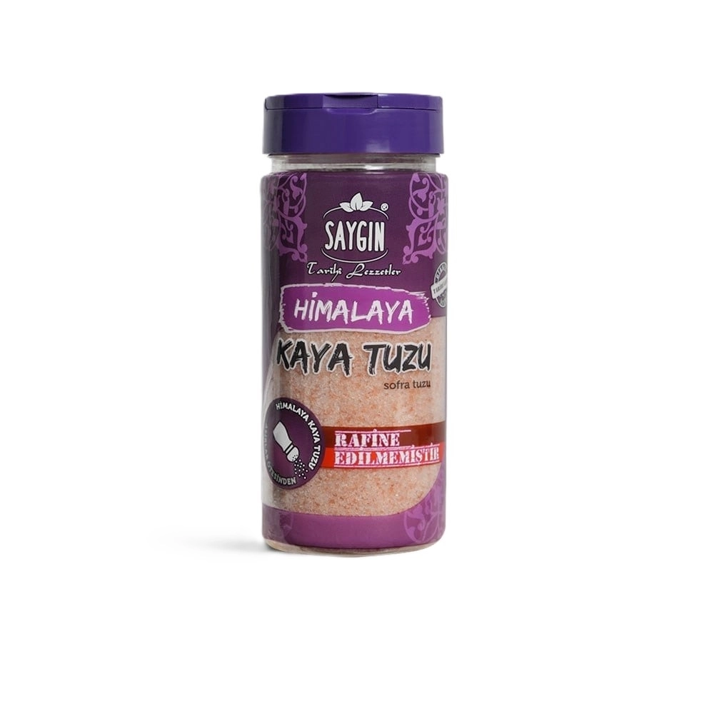 SAYGIN Himalaya Kaya Tuzu (Öğütülmüş) Plastik Tuzluk 250 Gr