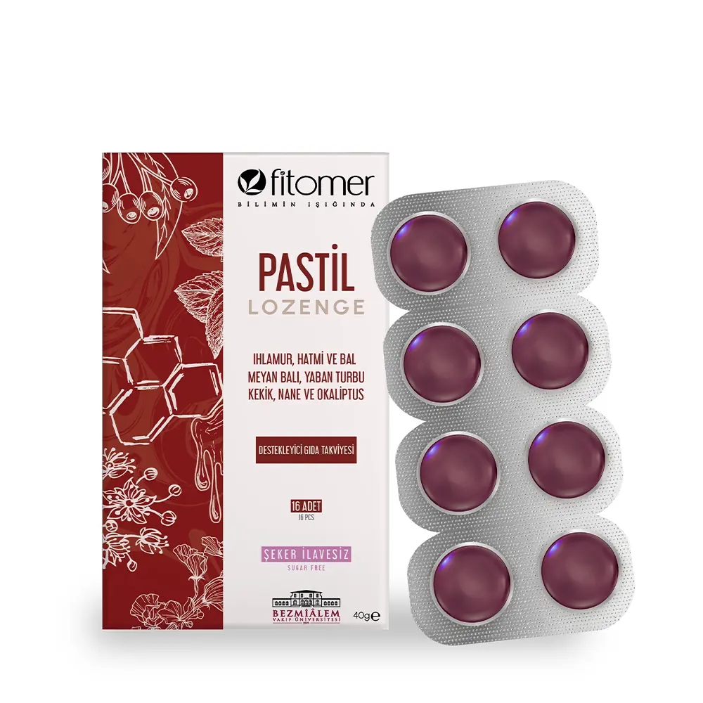 FİTOMER Pastil Ihlamur & Meyan Balı 16 Adet